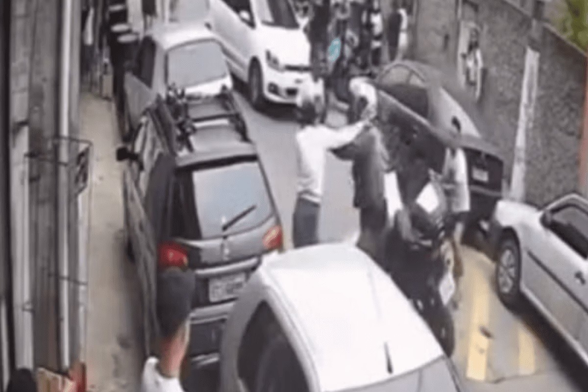 PM é agredido com garrafas durante abordagem e atira contra suspeitos
