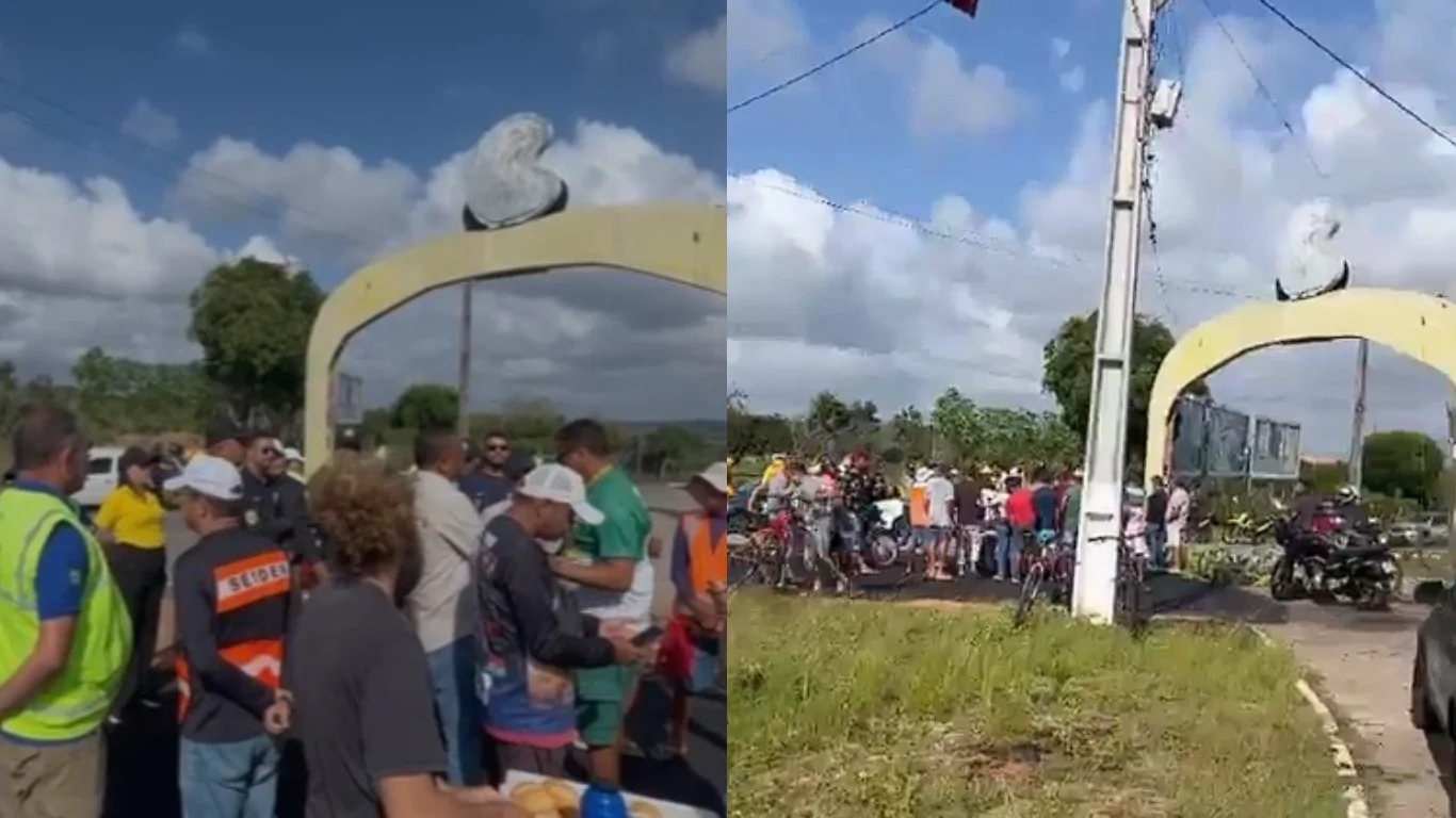 Protesto de moradores e comerciantes suspende mudanças no trânsito em Pirangi