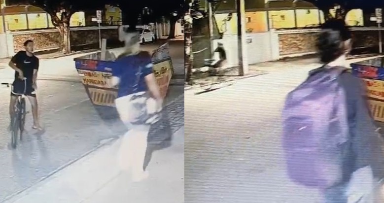 VÍDEOS: Assaltantes em bicicletas praticam crimes em dias seguidos no mesmo local na rua Jundiaí, próximo à Câmara Municipal de...