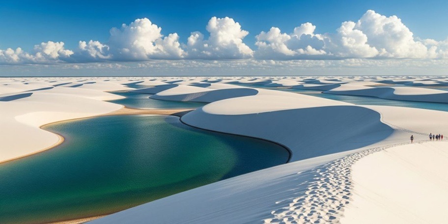 O paraíso do Nordeste que surpreende visitantes do mundo inteiro com dunas gigantes e lagoas de águas cristalinas