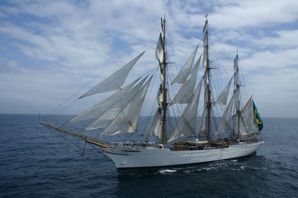 Navio Cisne Branco da Marinha estará aberto à visitação em Natal
