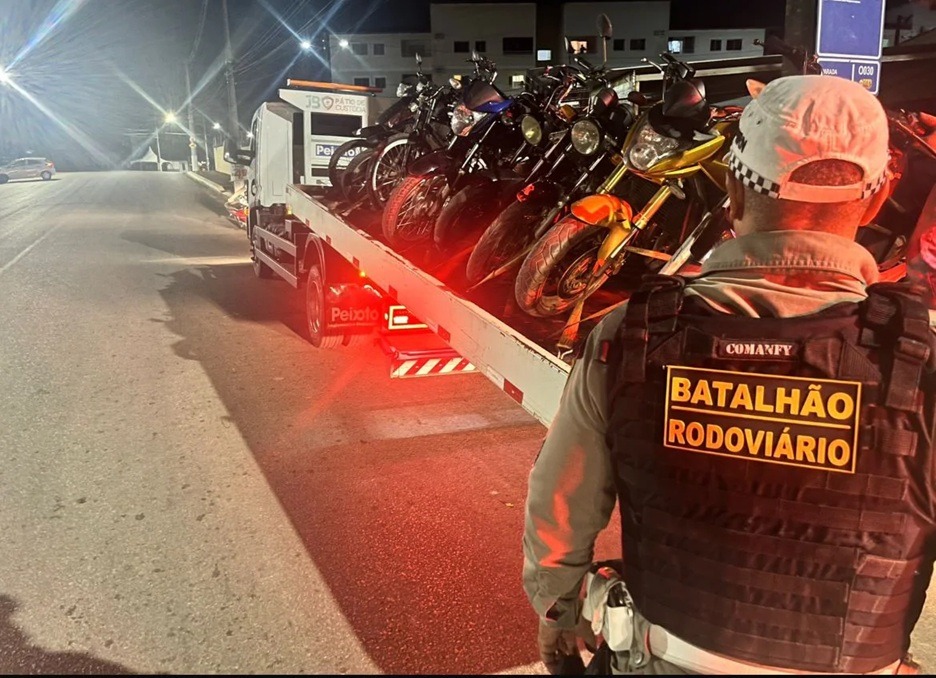 “Operação Sossego” recolhe dez motocicletas barulhentas em Natal