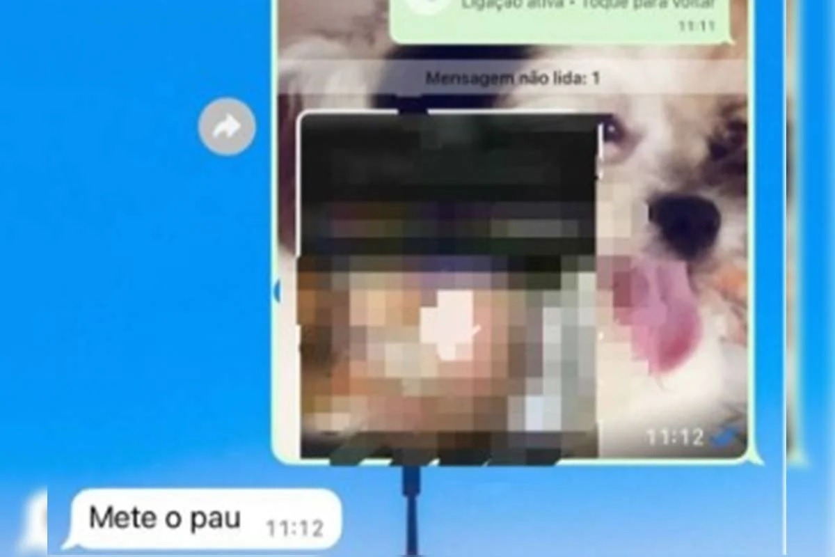 Homem envia vídeos íntimos da ex para a filha dela e é preso em flagrante