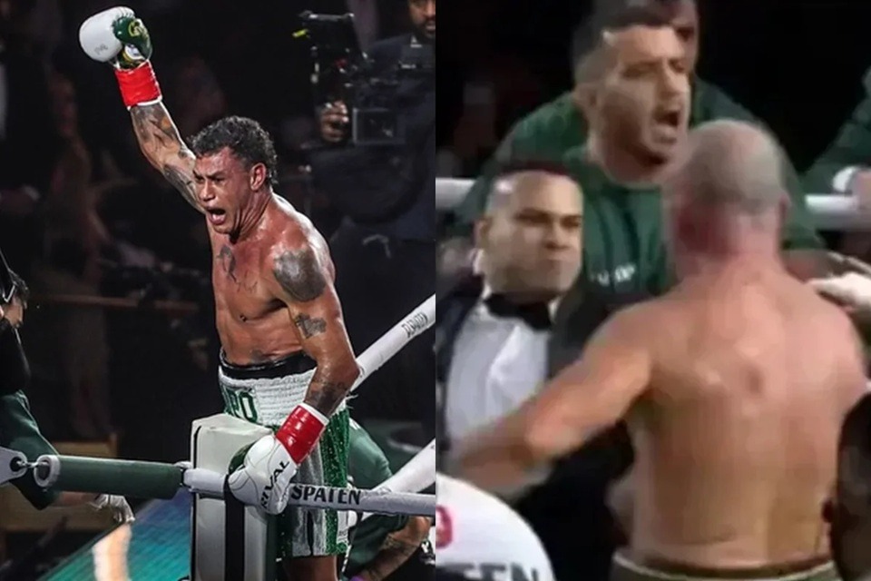 Popó posta apoio ao filho que nocauteou Wanderlei Silva: “Seja forte”