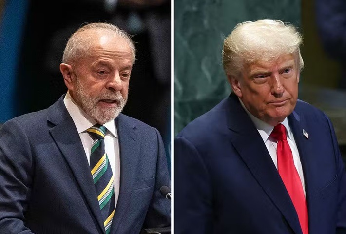 Lula conversa com Donald Trump por videoconferência em meio a tarifaço sobre produtos brasileiros