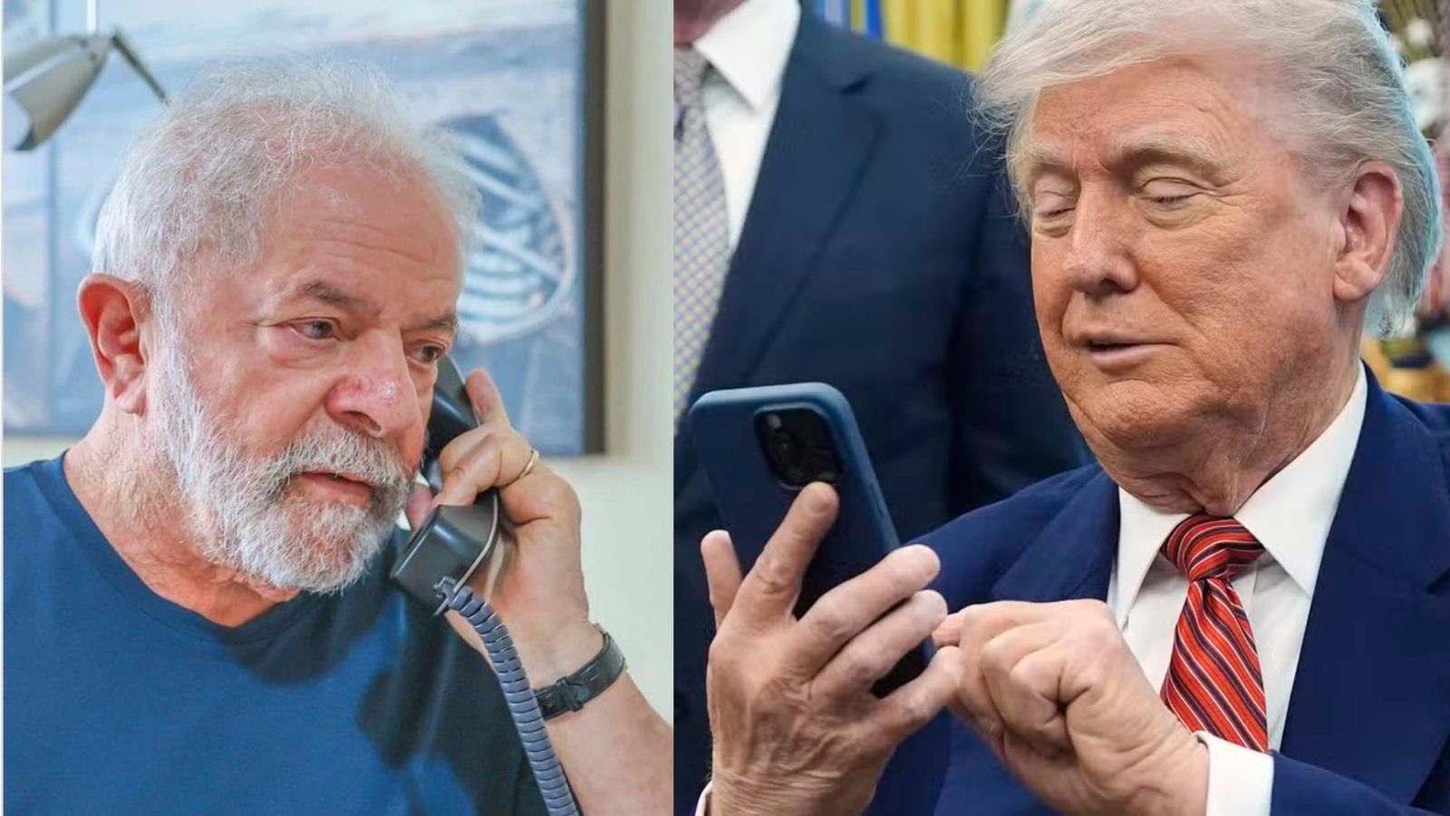 “Gostei da conversa”, diz Trump após telefonema com Lula