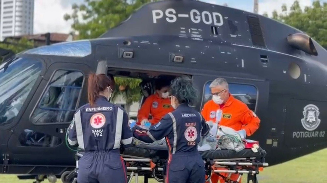 Bebê de 10 meses recebe transporte aeromédico de Natal para Porto Alegre para transplante de fígado