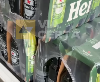 [VÍDEO] Homem é preso após levar quase 300 garrafas de cerveja de hipermercado