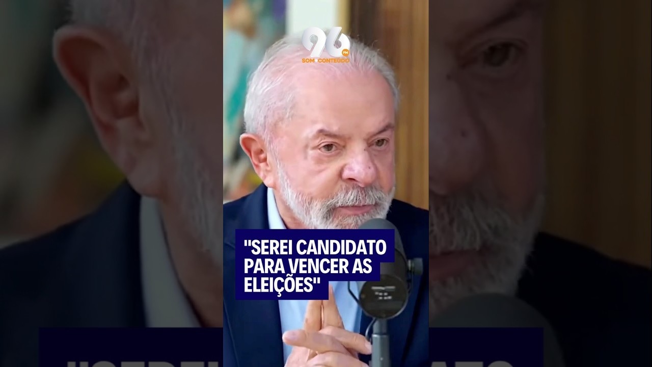 [VÍDEO] Lula anuncia candidatura para "vencer as eleições"