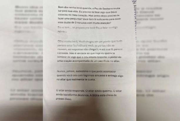 'Disk benção fake': Bandidos usam IAs para enganar fiéis