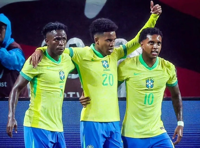 Brasil goleia Coreia do Sul em amistoso; veja os gols
