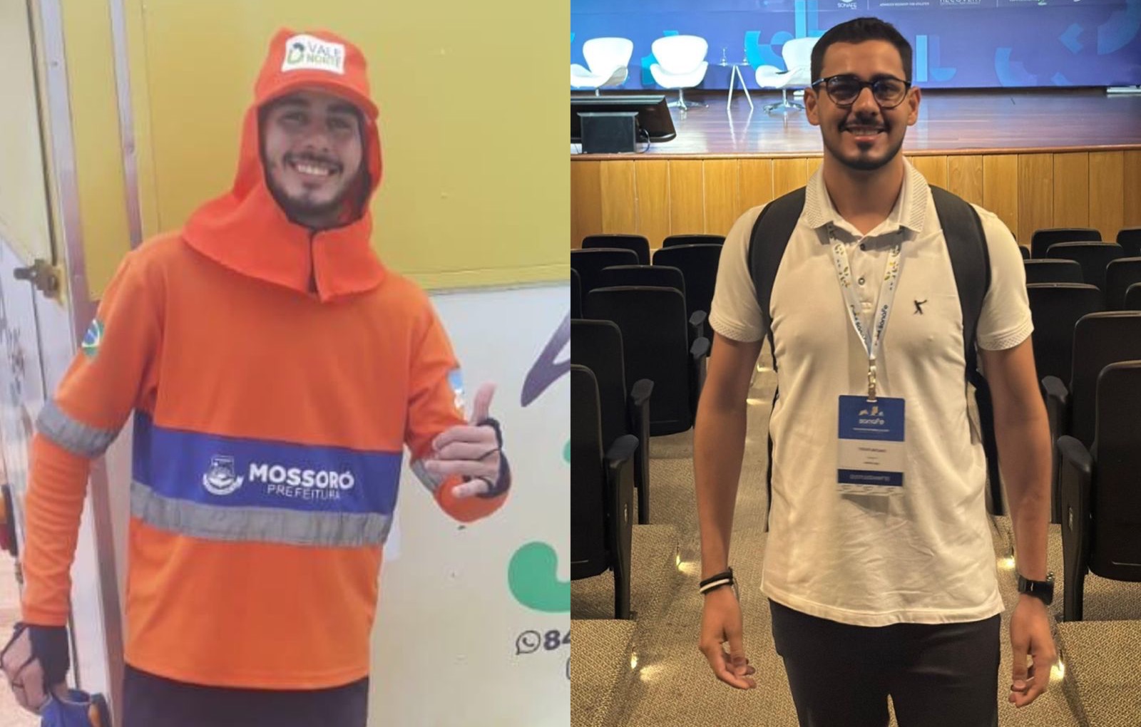 História que inspira: gari e estudante de Mossoró participa do maior congresso de fisioterapia da América Latina