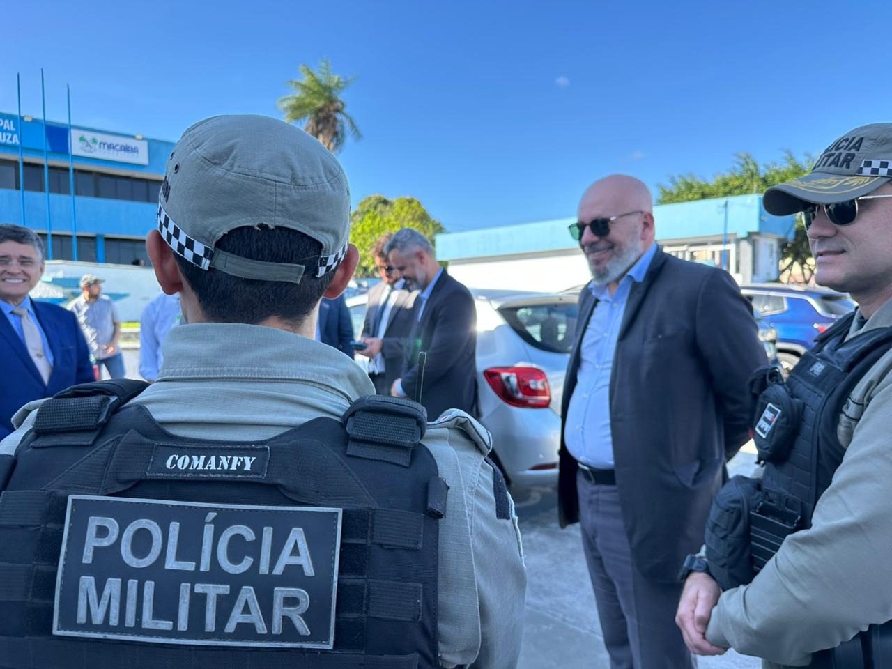 COISP de Macaíba recebe comitiva do Ministério da Justiça após ser selecionado como órgão operacional de referência