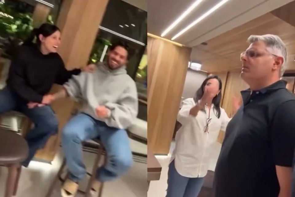 VÍDEO: Ana Castela e Zé Felipe levam bronca do pai da cantora