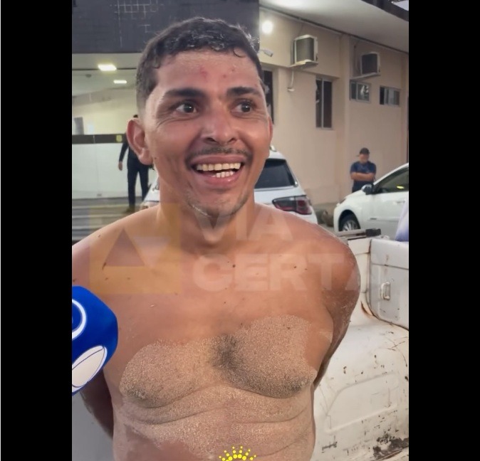 [VÍDEO] Homem é detido ao tentar subir o Morro do Careca: “Queria relembrar os anos 80”