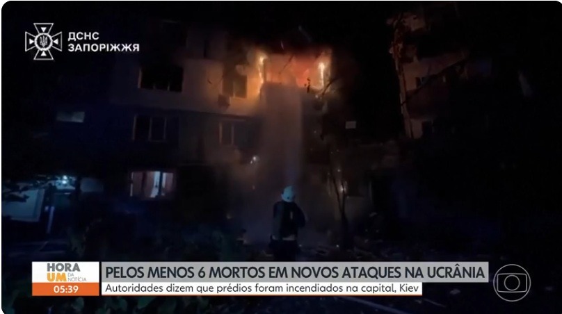 Ataque massivo russo atinge jardim de infância na Ucrânia; 7 morreram