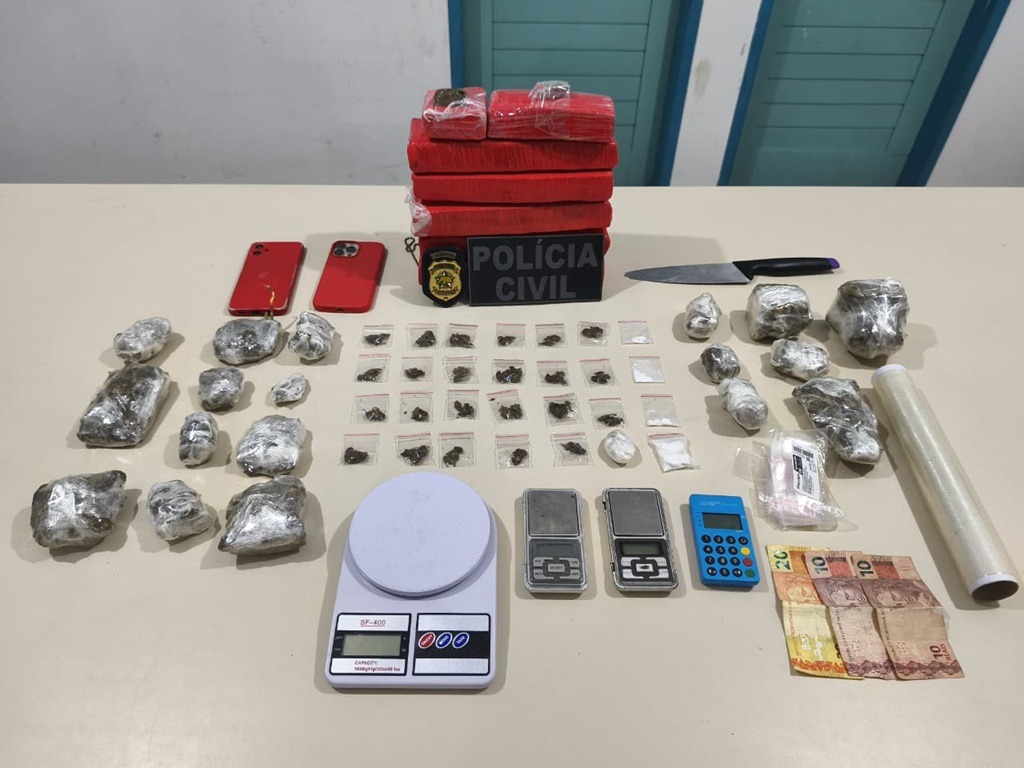 Polícia apreende R$ 120 mil em cocaína e armas e prende dois em Caicó