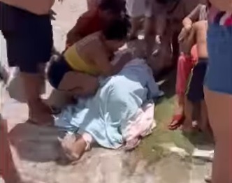 [VÍDEO] Bebê nasce na rua com ajuda de moradores em Parnamirim