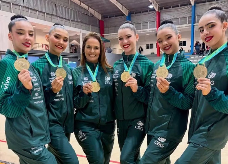 Potiguares conquistam ouro no Sul-Americano de ginástica rítmica