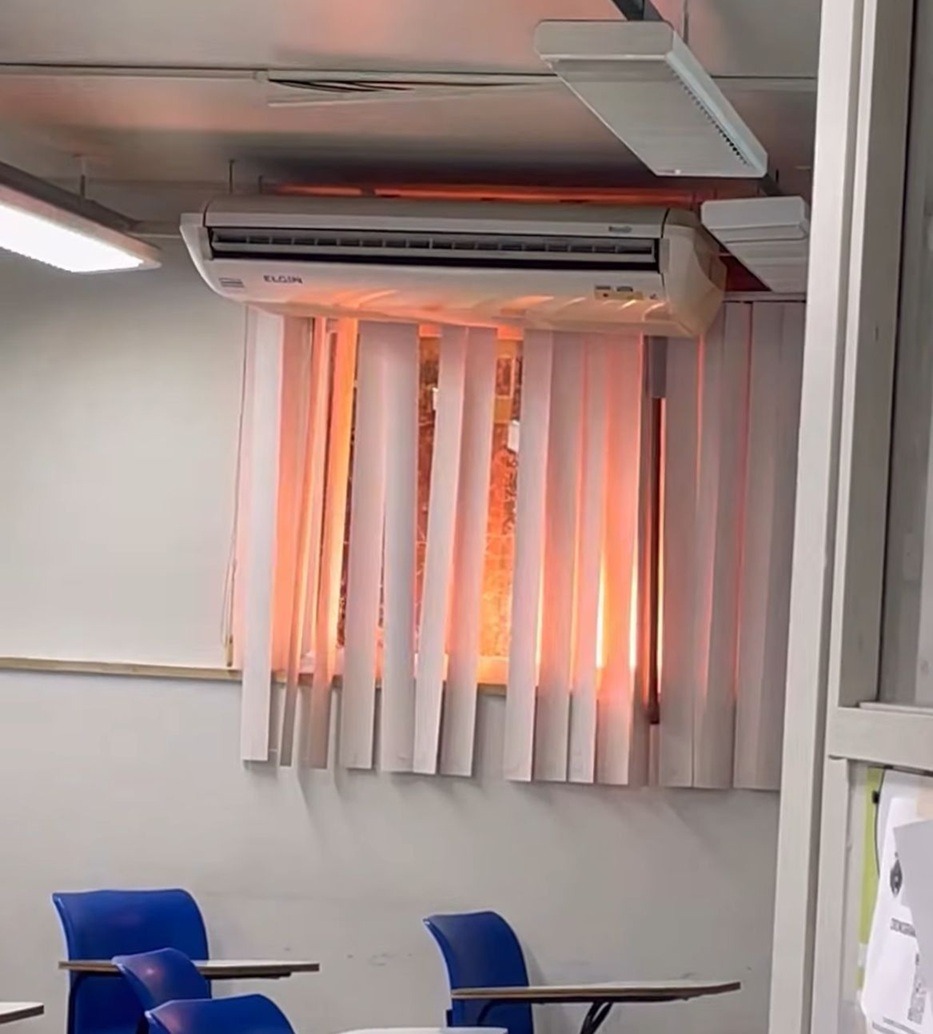 VÍDEO: Incêndio atinge Faculdade de Farmácia da UFRN pela segunda vez em menos de dois meses