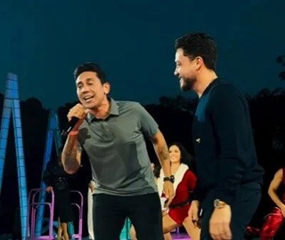VÍDEO: Potiguar é convidado por Wesley Safadão para cantar em gravação do Caldeirão do Mion 