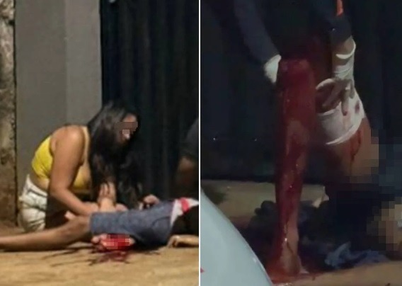 Arrependida de agredir homem, mulher vê sangue e se declara: “Te amo”