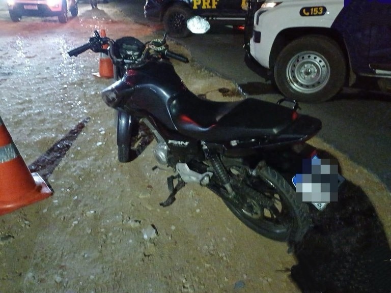 Mulher sem CNH e com moto adulterada é presa após acidente em Mossoró