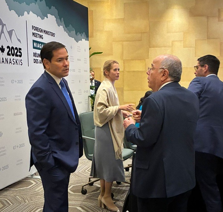 Mauro Vieira e Marco Rubio discutem avanços sobre tarifas em reunião à margem do G7