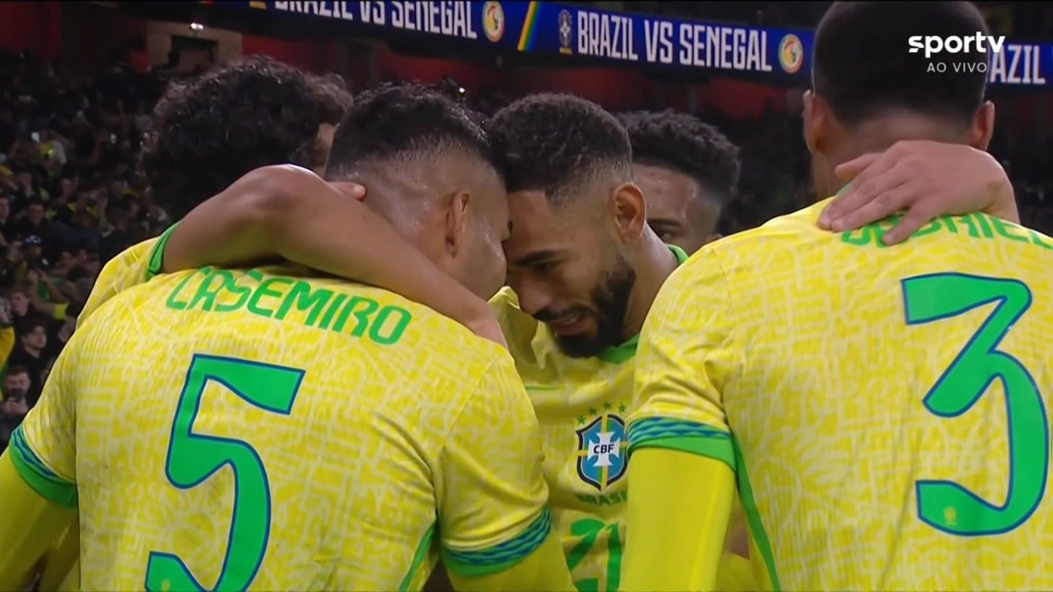 Brasil joga bem e vence Senegal pela primeira vez na história; veja os gols