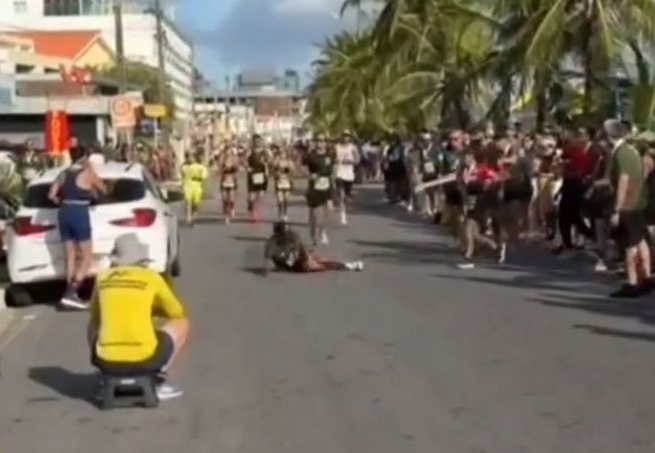 [VÍDEO] Empresário morre após mal súbito em meia maratona de João Pessoa