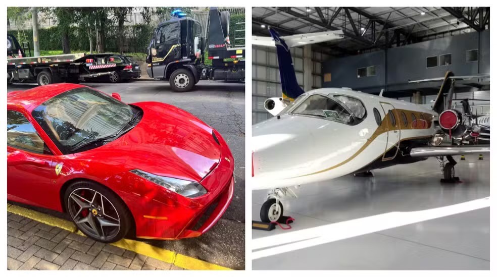 Carros de luxo, relógios e até jatinho são apreendidos pela PF em operação contra produção ilegal de remédio para emagrecer