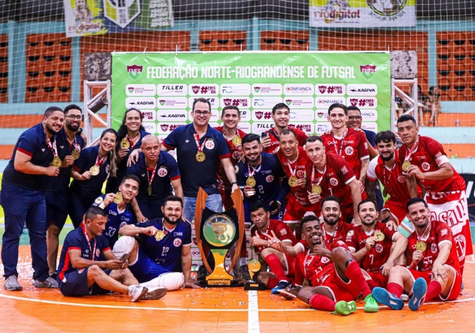 América vira sobre o Apodi e conquista seu 40º título do futsal potiguar com campanha invicta