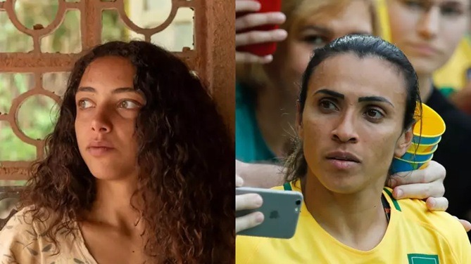 Potiguar Alice Carvalho vai interpretar Marta em filme sobre a jogadora