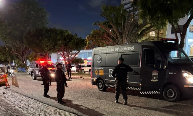 BOPE recolhe artefatos explosivos próximos ao Clube do América, no Tirol