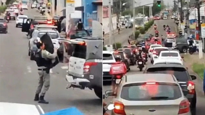 Polícia persegue e troca tiros com assaltantes após roubo na Zona Norte de Natal; um suspeito morreu