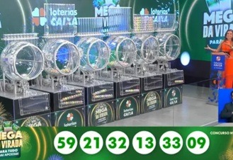 Mega da Virada 2025: veja números sorteados para o prêmio de R$ 1,09 bilhão