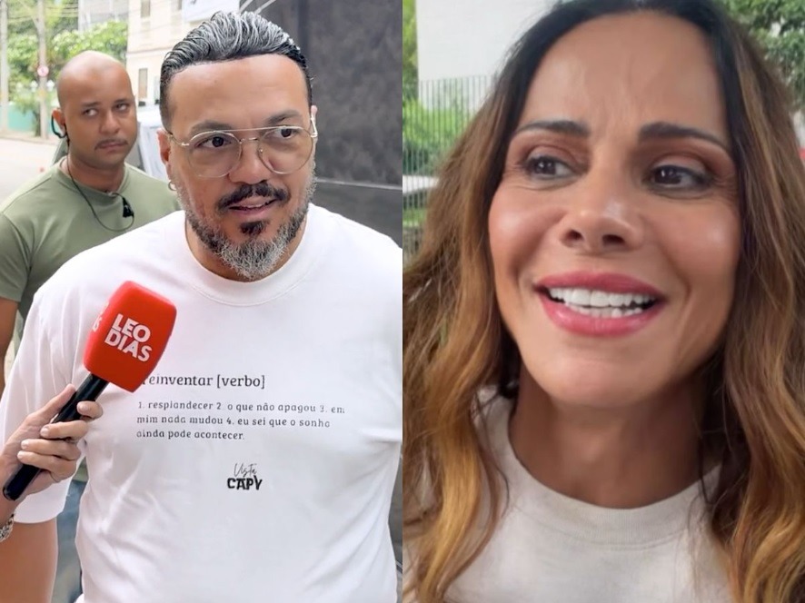 “Tá tudo leve”: Belo fala de trabalho com Viviane e cita possível beijo na novela