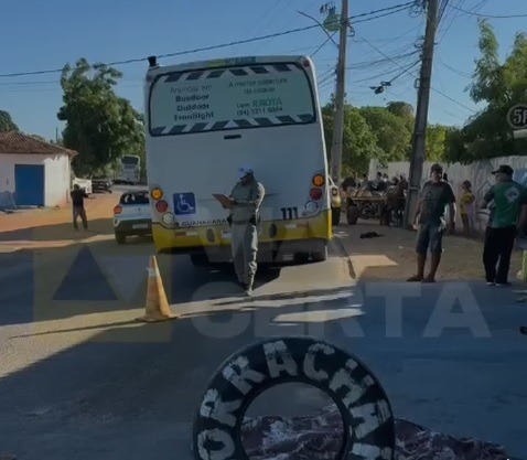 Idosa de 66 anos morre após acidente envolvendo um ônibus na Grande Natal