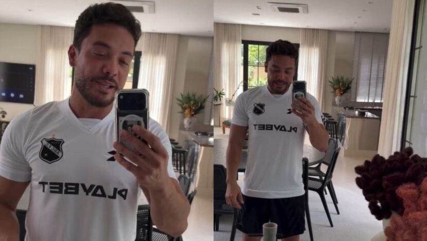 Wesley Safadão publica vídeo usando camisa do ABC