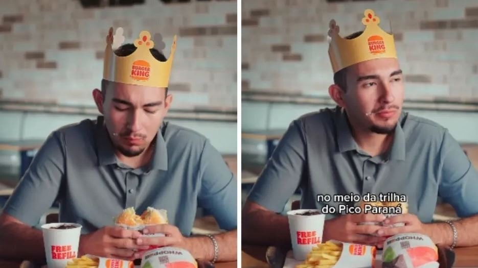 [VÍDEO] Jovem “abandonado” no Pico Paraná vira protagonista em comercial do Burger King; veja