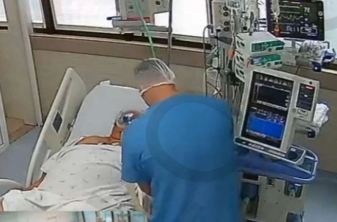 Veja imagens de técnicos injetando substância que matou três pacientes