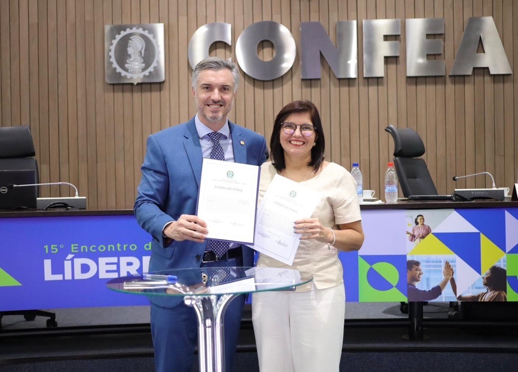 Potiguar Ana Adalgisa Dias toma posse como vice-presidente do Conselho Federal de Engenharia e Agronomia 