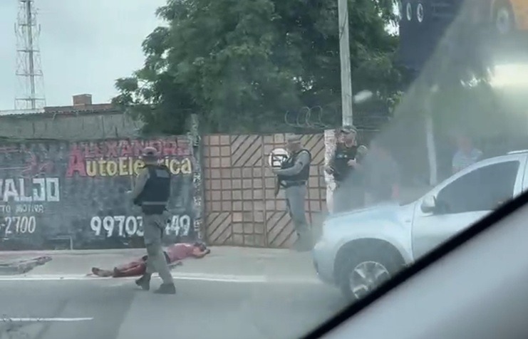 Homicídio às margens da BR-101 dificulta trânsito em Parnamirim
