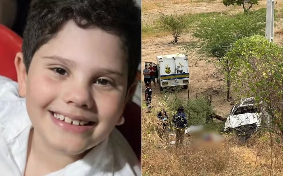 Grávida de 7 meses perde o bebê, a mãe e filho de 7 anos em acidente de carro no interior...