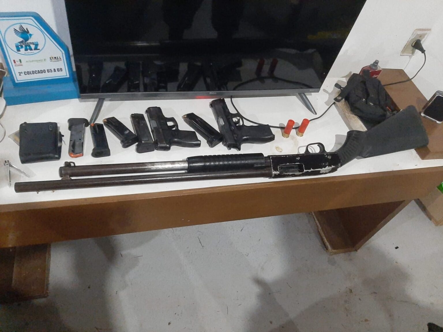 Veja o arsenal apreendido com o prefeito do RN preso por formar milícia para ameaçar adversários