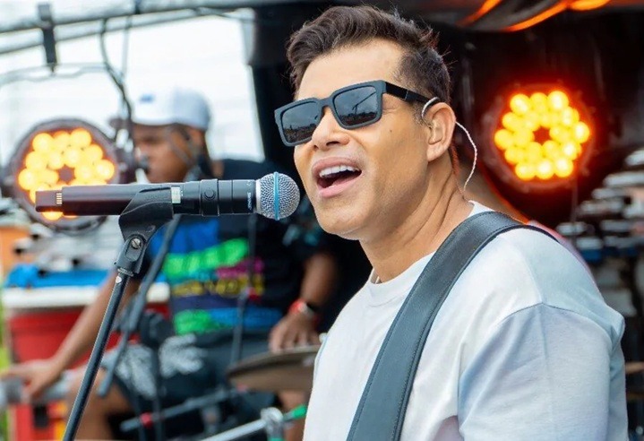 Vocalista da banda Chicabana sofre acidente de carro 