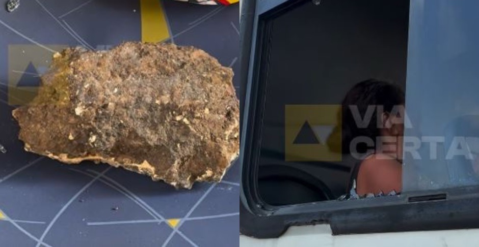 Ataque com pedra a ônibus em Natal deixa passageira ferida