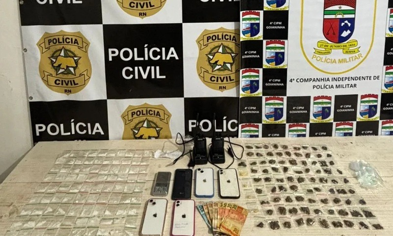 “Operação Liberdade” prende dez suspeitos comercializando drogas na praia de Pipa