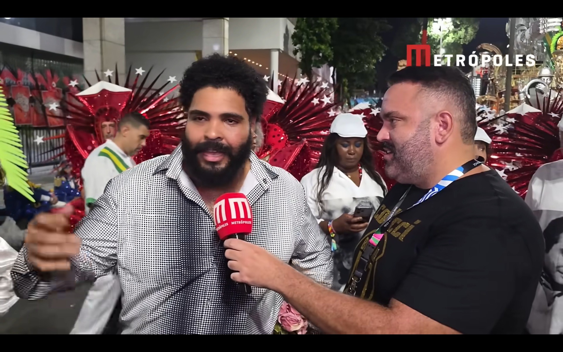 VÍDEO: Ator que interpretou Lula no Carnaval diz que foi escolhido por Janja e pelo próprio presidente