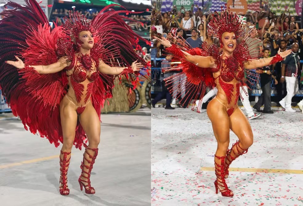 Virginia sem costeiro e com tapa-sexo solto pode tirar pontos da Grande Rio? Veja o que diz o regulamento